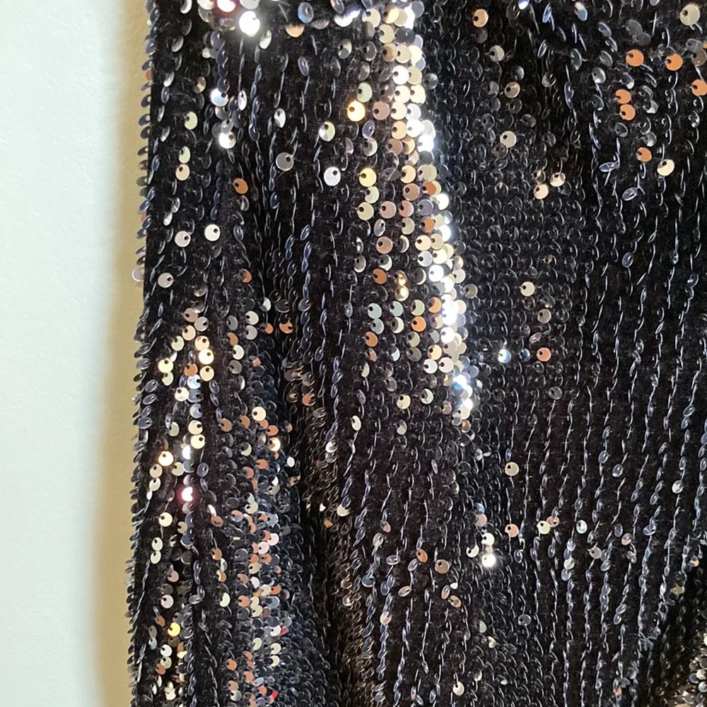 Zara sparkly black dress - Picture 6 of 8